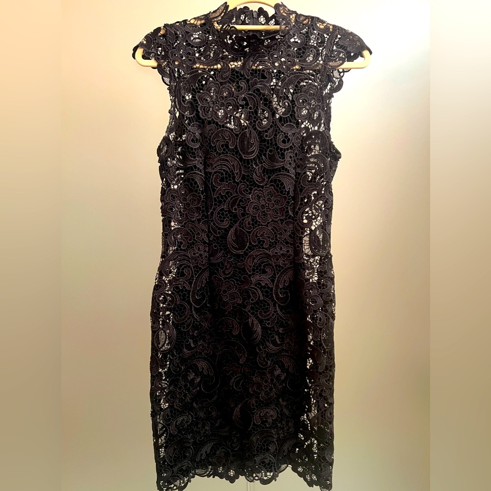 Black Lace Cocktail Dress